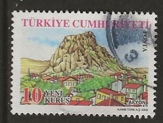 Turkije 48, Afyon, Verzenden, Overige landen, Gestempeld