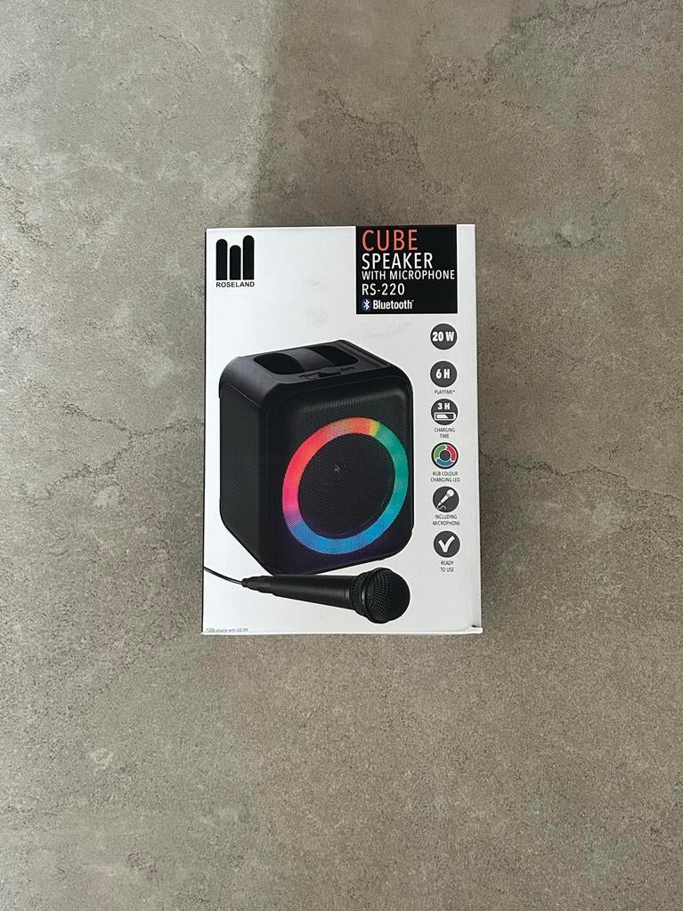 Roseland Cube Speaker RS-220, Ophalen of Verzenden, Zo goed als nieuw