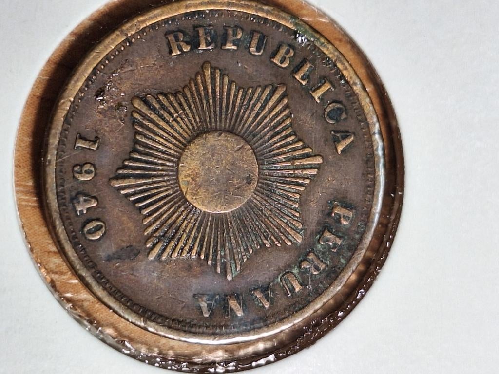 PERU 2 centavos 1940 (#29), Postzegels en Munten, Munten | Amerika, Ophalen of Verzenden, Zuid-Amerika, Losse munt