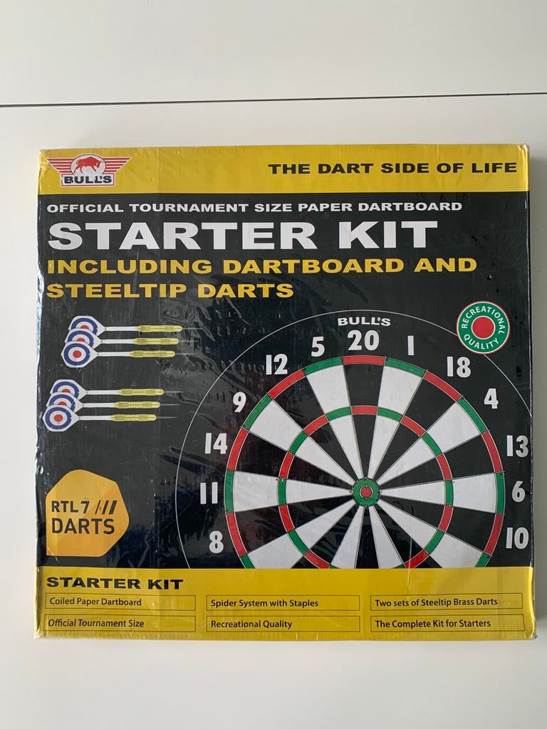 Dartboard nieuw in doos., Ophalen of Verzenden, Zo goed als nieuw, Pijlen