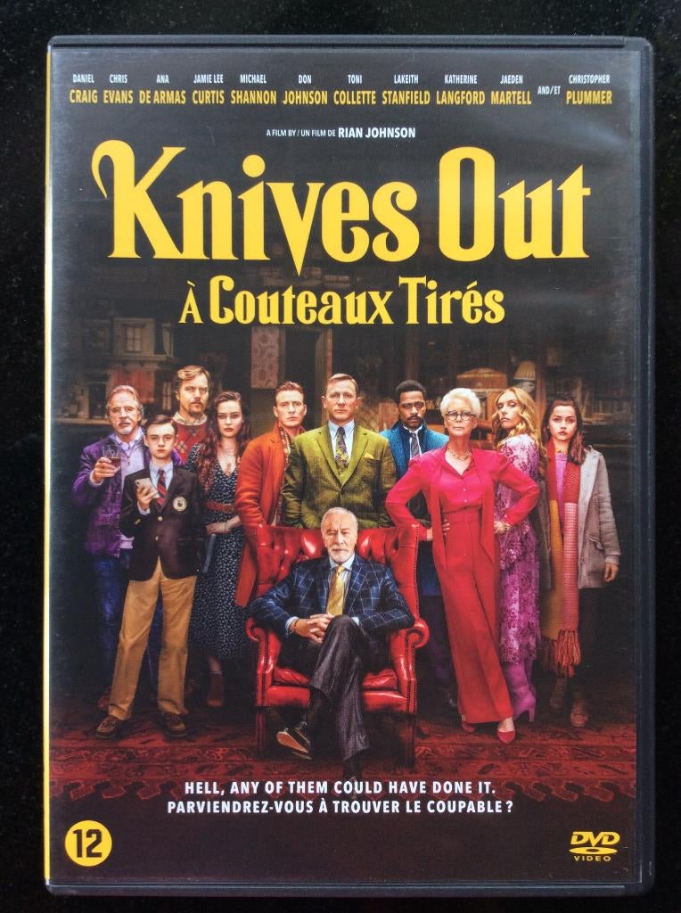 Knives Out DVD, Vanaf 12 jaar, Ophalen of Verzenden, Zo goed als nieuw, Overige genres