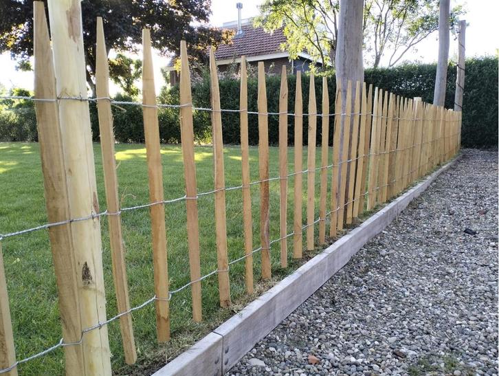 ROBINIA hekwerk: Schapenhek, Tuinpoort, Palen | OP VOORRAAD, Tuin en Terras, Tuinhekken en Hekwerk, Nieuw, Tuinhek, Hout, Met poort