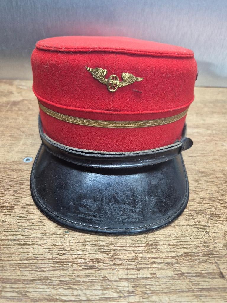 pet Kepi Spoorwegen NS oud, Verzamelen, Ophalen of Verzenden, Overige soorten, Nederland, Helm of Baret