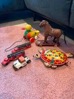 Vintage Speelgoed - Brandweerwagens - paard - schildpad, Ophalen of Verzenden