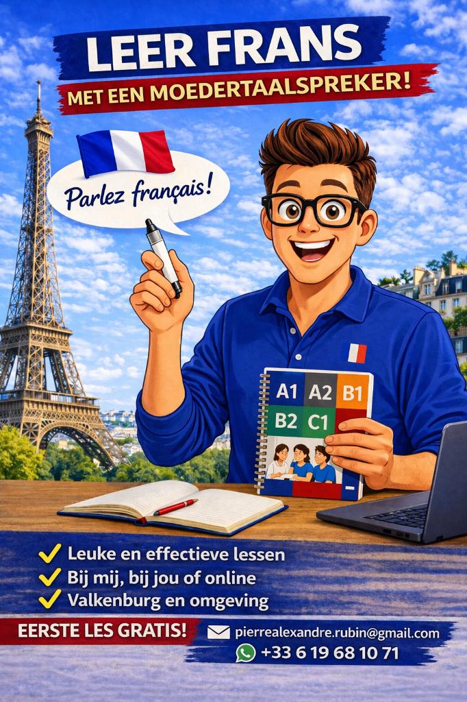 Persoonlijke Franse lessen met moedertaalspreker_Valkenburg, Privéles, Bijles