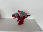 Lopende T-rex met geluid en licht, Ophalen of Verzenden, Gebruikt, Overige kleuren, Overige materialen