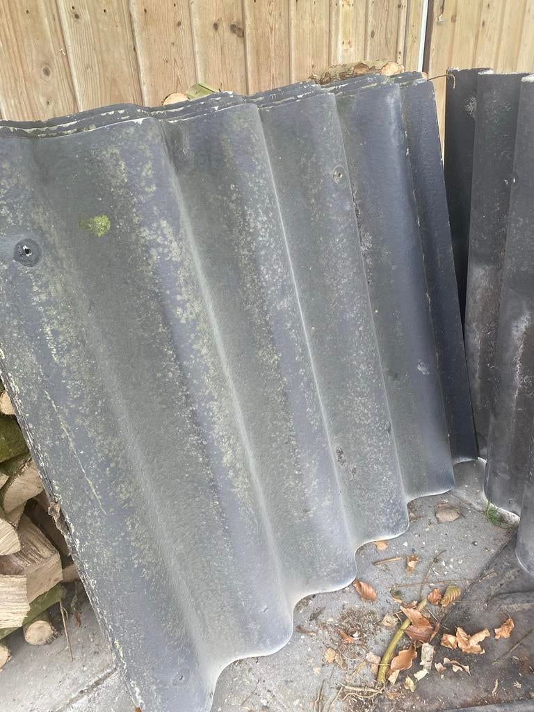 Asbestvrije Golfplaten 90x85x5 cm, Overige materialen, Gebruikt, Ophalen of Verzenden, 15 m² of meer