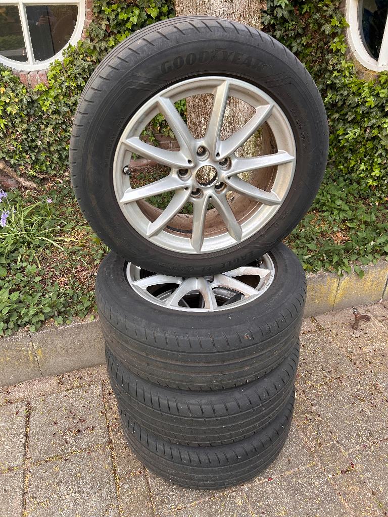 Flat-Run Zomerbanden  met velgen voor BMW X1, Ophalen, Gebruikt, Banden en Velgen, 17 inch