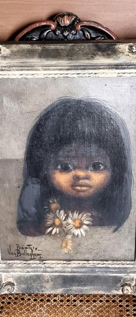 Schilderij - Van Belleghem Beatrix, Antiek en Kunst, Kunst | Schilderijen | Klassiek, Ophalen of Verzenden