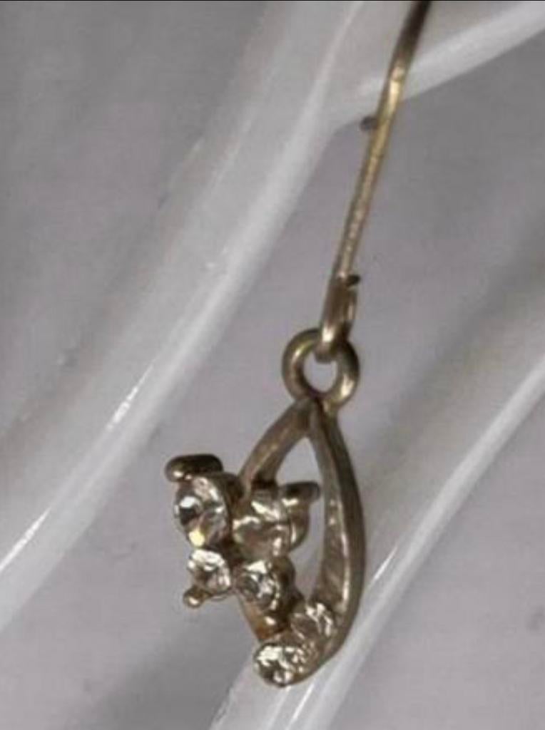 LEUKE GOUDKLEURIGE VLINDER OORBELLEN NIEUW, Overige materialen, Hangers, Nieuw, Ophalen of Verzenden