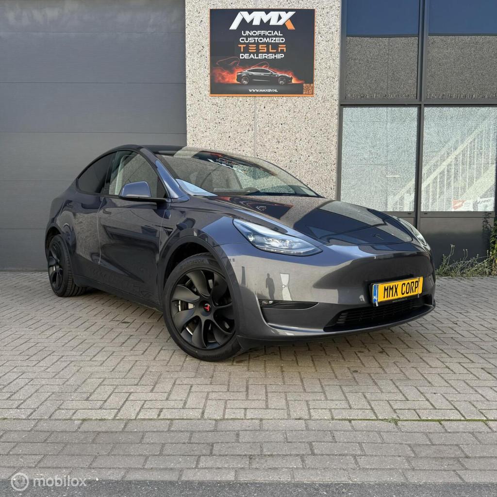Tesla Model Y Long Range AWD + MMX PACK + IAP, Auto's, Tesla, Automaat, 389 pk, Stoelverwarming, Gebruikt
