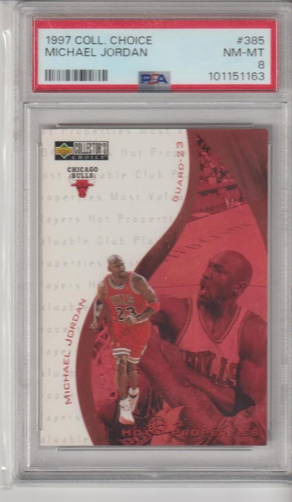 Michael Jordan graded card, Ophalen of Verzenden, Nieuw, Plaatje