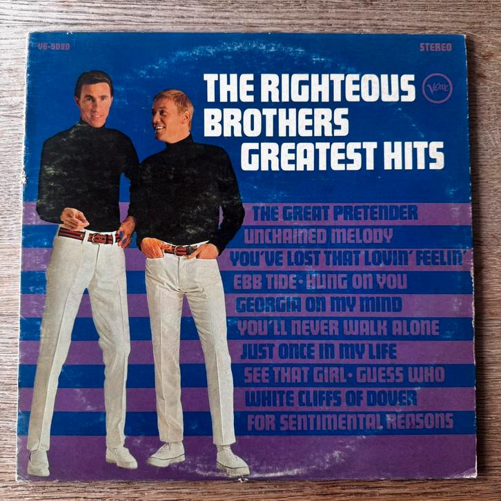 The Righteous Brothers Greatest Hits LP Vinyl 1967 USA Soul, Cd's en Dvd's, Vinyl | Pop, Gebruikt, 1960 tot 1980, 12 inch, Ophalen of Verzenden
