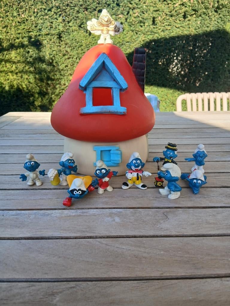 Vintage Smurfen Schleich Peyo jaren 65- 70 W. Germany, Verzamelen, Smurfen, Ophalen of Verzenden, Gebruikt, Verschillende Smurfen