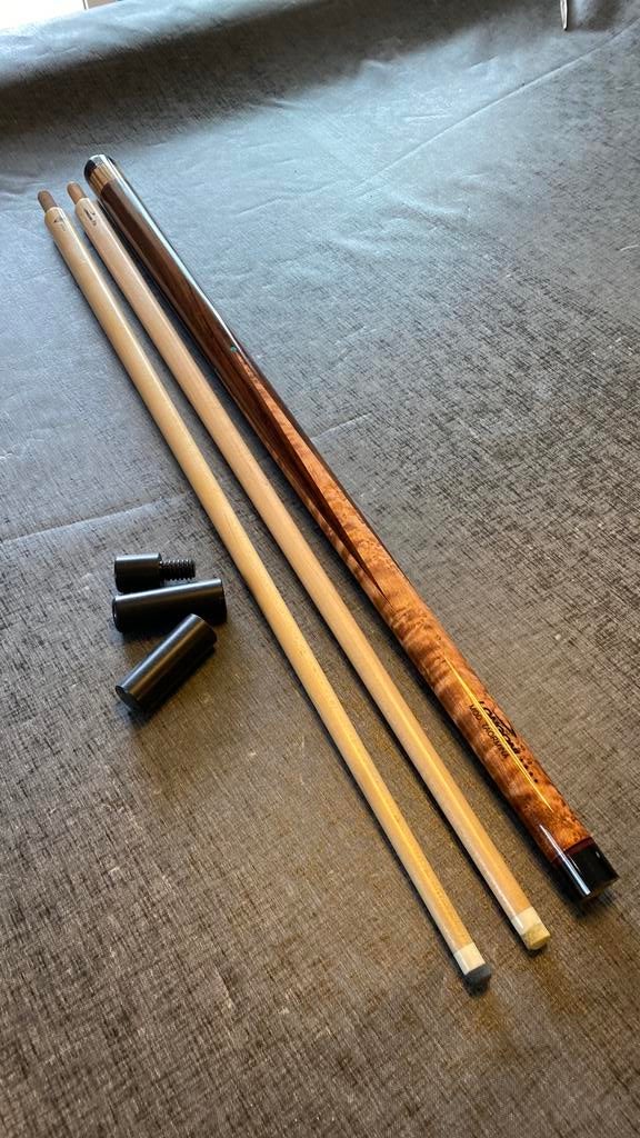 Biljartkeu Longoni Taormina**** met twee toppen, Ophalen of Verzenden, Zo goed als nieuw, Keu of Ballen