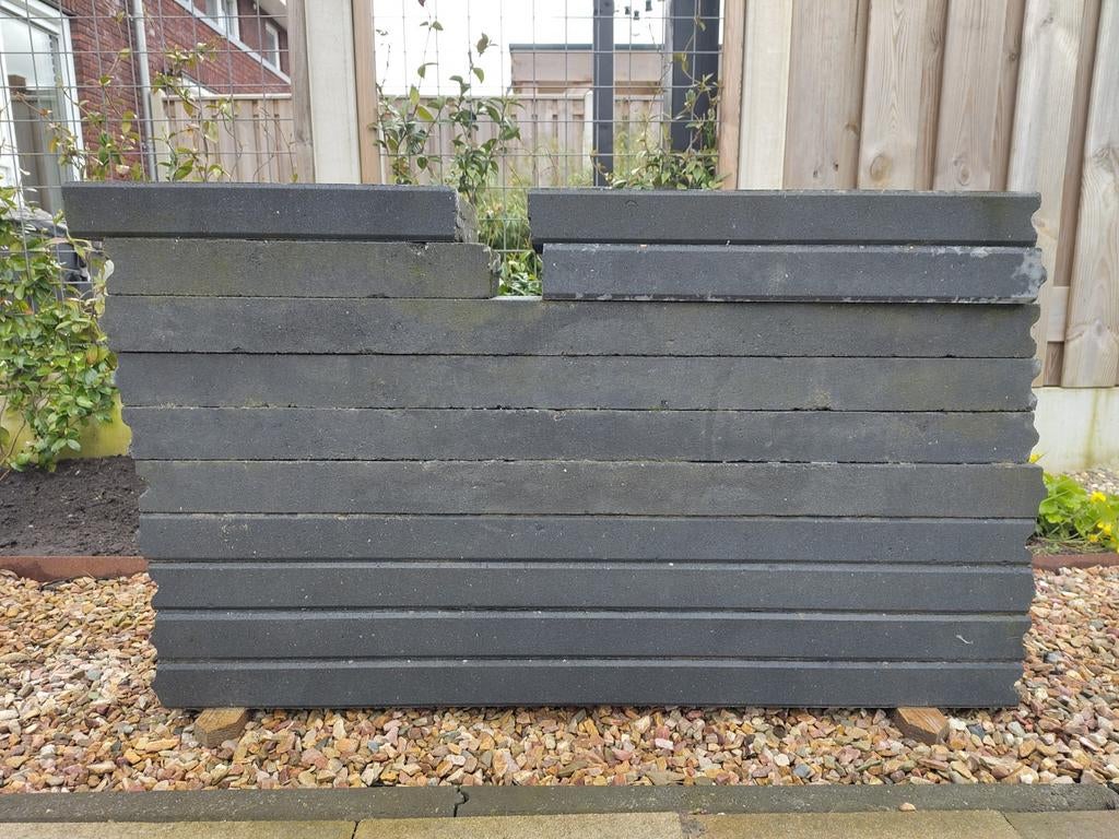 Opsluitband antraciet 100x30x6 cm - Nieuwstaat, Tuin en Terras, Bielzen en Borders, Ophalen, Nieuw, Minder dan 25 cm, Border