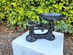 antieke metalen gietijzeren weegschaal, Antiek en Kunst, Antiek | Gereedschap en Instrumenten, Ophalen of Verzenden