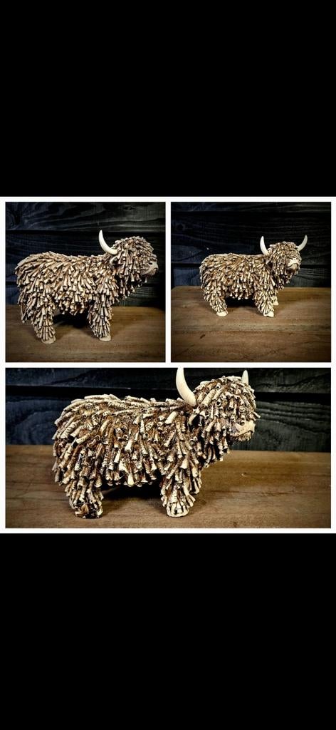 Prachtige decoratieve Schotse Hooglander beelden, Ophalen of Verzenden, Nieuw