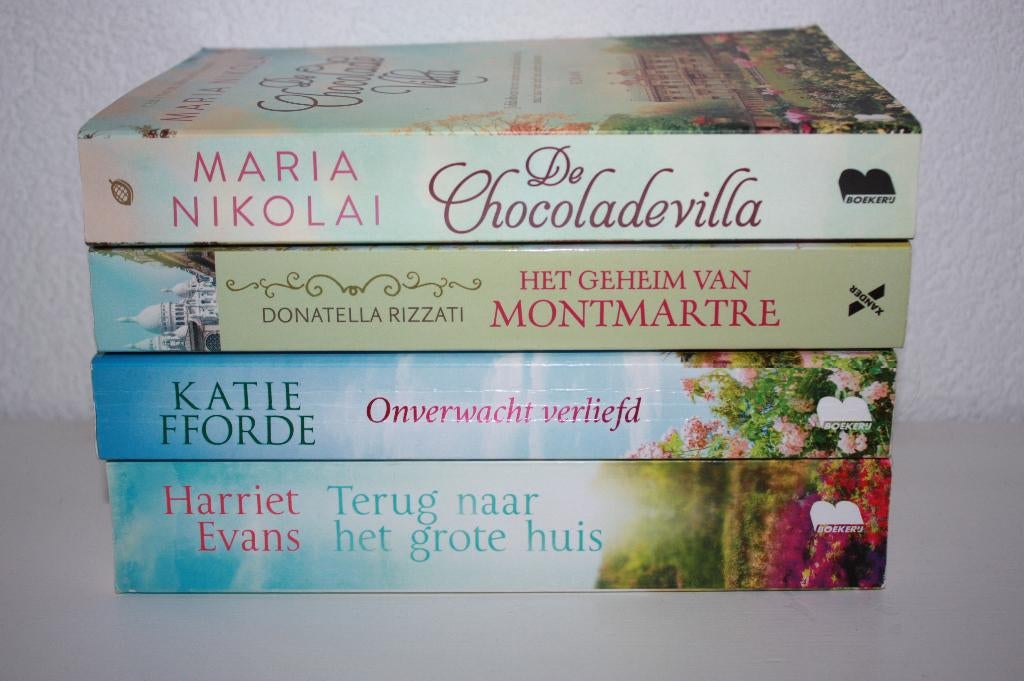 4 romans, Boeken, Ophalen of Verzenden, Zo goed als nieuw, Diversen