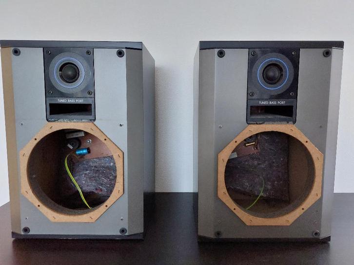 Boxen merk Philips type FB 561, Audio, Tv en Foto, Luidsprekers, Gebruikt, Front, Rear of Stereo speakers, Minder dan 60 watt