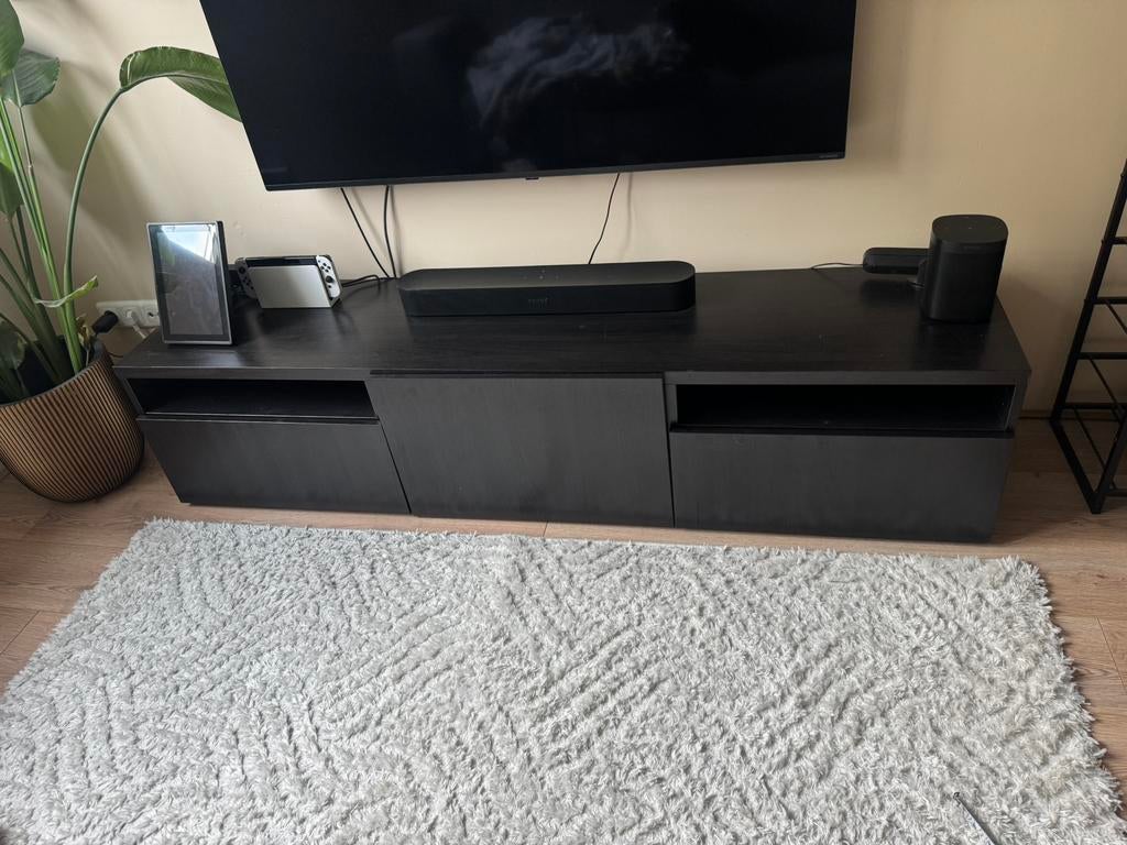 Besta tv meubel IKEA, Huis en Inrichting, Kasten | Televisiemeubels, Gebruikt, Minder dan 100 cm, 100 tot 150 cm, 25 tot 50 cm