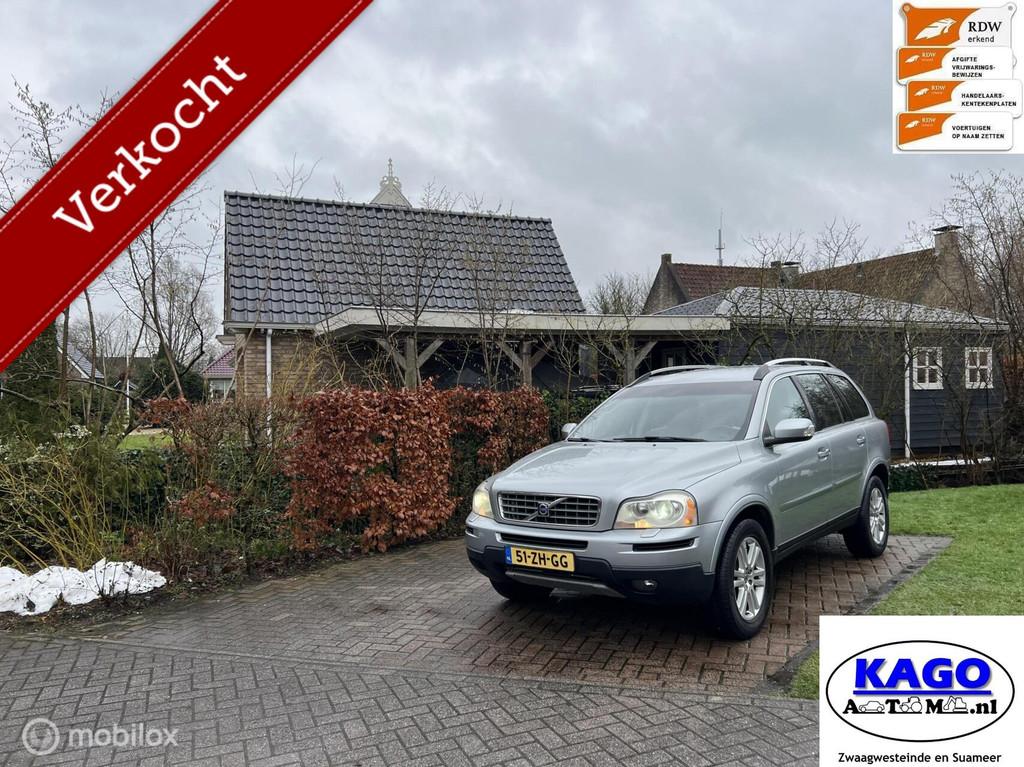 Prachtige Volvo XC90 2.4 D5 Summum bj 2008 nwe d-riem+apk, Gebruikt, Navigatiesysteem, 241 €/maand, 7 stoelen