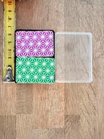 Speelkaartenset mini met geometrische patronen, Ophalen of Verzenden, Zo goed als nieuw, Speelkaart(en)