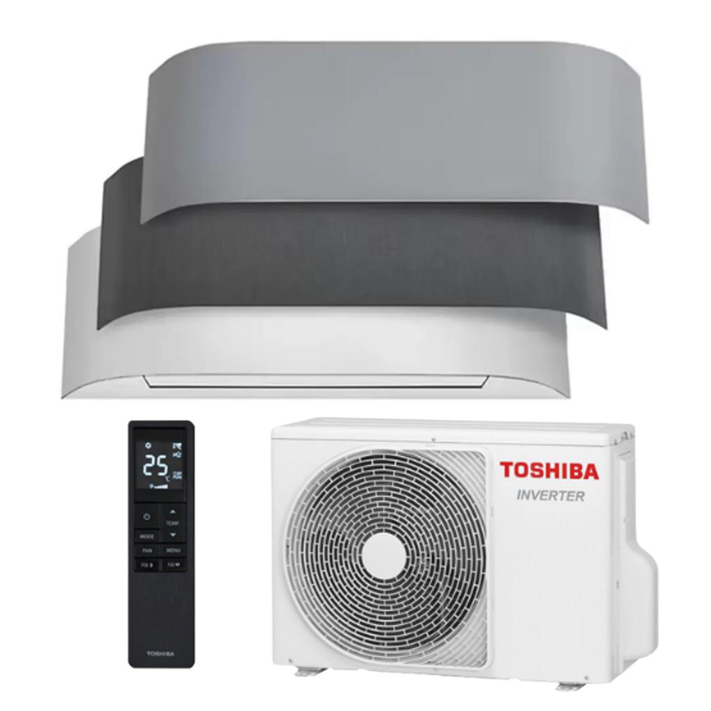 Airco Toshiba Haori 2,5kW - 4,6 kW – Nieuw – wisselbare hoes, Koelen en Ontvochtigen, Timer, Nieuw, 3 snelheden of meer