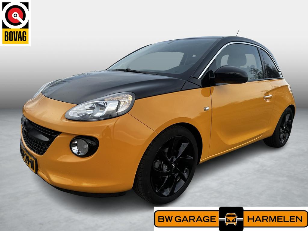 Opel ADAM 1.4 Glam BLACK JACK Limited Edition | Stoel-stuurv, Voorwielaandrijving, Euro 5, Gebruikt, 4 stoelen