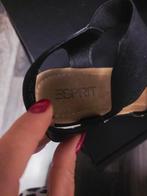 Esprit zwarte sandalen met sleehak, maat 38, Kleding | Dames, Schoenen, Zwart, Gedragen, Esprit, Sandalen of Muiltjes
