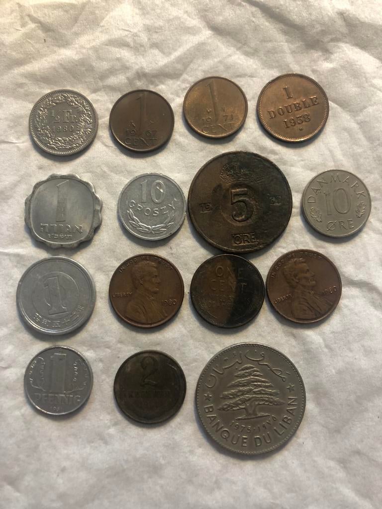 Verzameling buitenlandse munten, Ophalen of Verzenden, Overige waardes, Setje