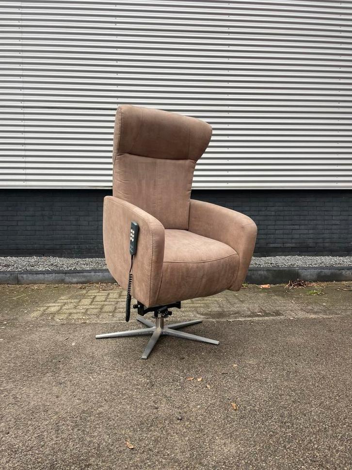 Prominent sorisso sta op stoel / relax fauteuil op accu, Huis en Inrichting, Fauteuils, 50 tot 75 cm, Minder dan 75 cm, Ophalen