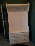 Kapstok hout wit houten kast bankje, Huis en Inrichting, Woonaccessoires | Kapstokken, Zo goed als nieuw, 150 tot 200 cm, Hout