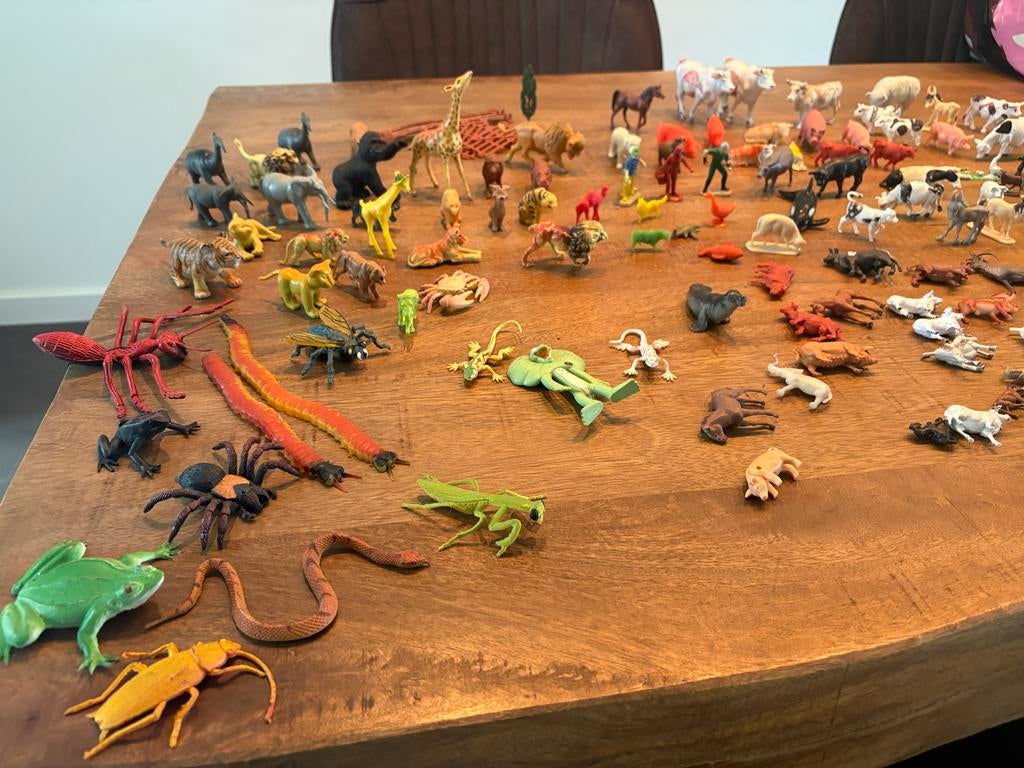 Grote collectie plastic speelgoed: dieren en insecten, Ophalen of Verzenden, Gebruikt, Jongen of Meisje