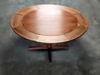 Dyrlund Flip Flap Lotus eettafel in teak Denemarken 1960, Ophalen, Gebruikt, Vijf personen of meer, Deens design, Vintage design, Mid Century Modern