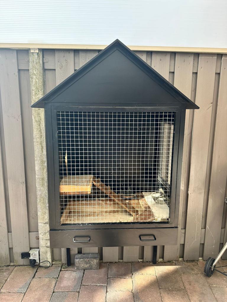 Duivenhok, Dieren en Toebehoren, Vogels | Hokken en Kooien, Ophalen, Gebruikt, Hout, Vogelkooi