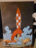 Kuifje Raket naar de Maan canvas, Boeken, Eén stripboek, Ophalen of Verzenden, Zo goed als nieuw, Hergé