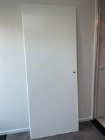 Svedex binnendeur opdek wit 83x211,5 cm rechtsdraaiend, Ophalen, 80 tot 100 cm, Binnendeur, Nieuw