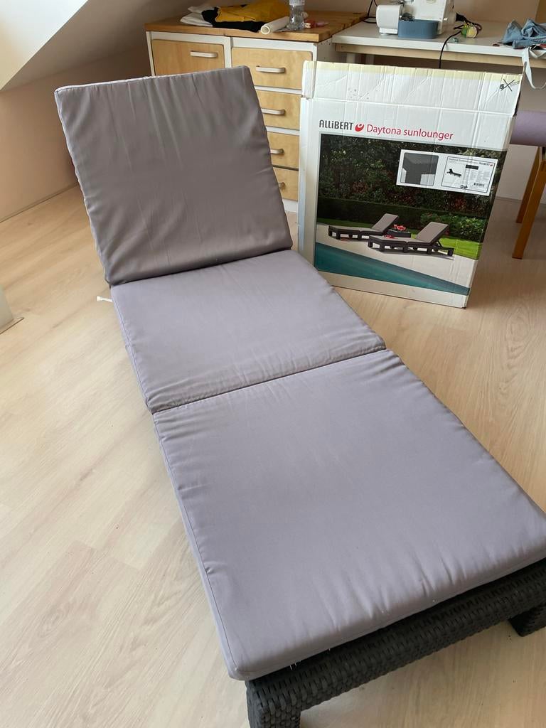 Allibert Ligbed - Verstelbaar en Duurzaam, Tuin en Terras, Ligbedden, Ophalen, Gebruikt, Kunststof, Verstelbaar