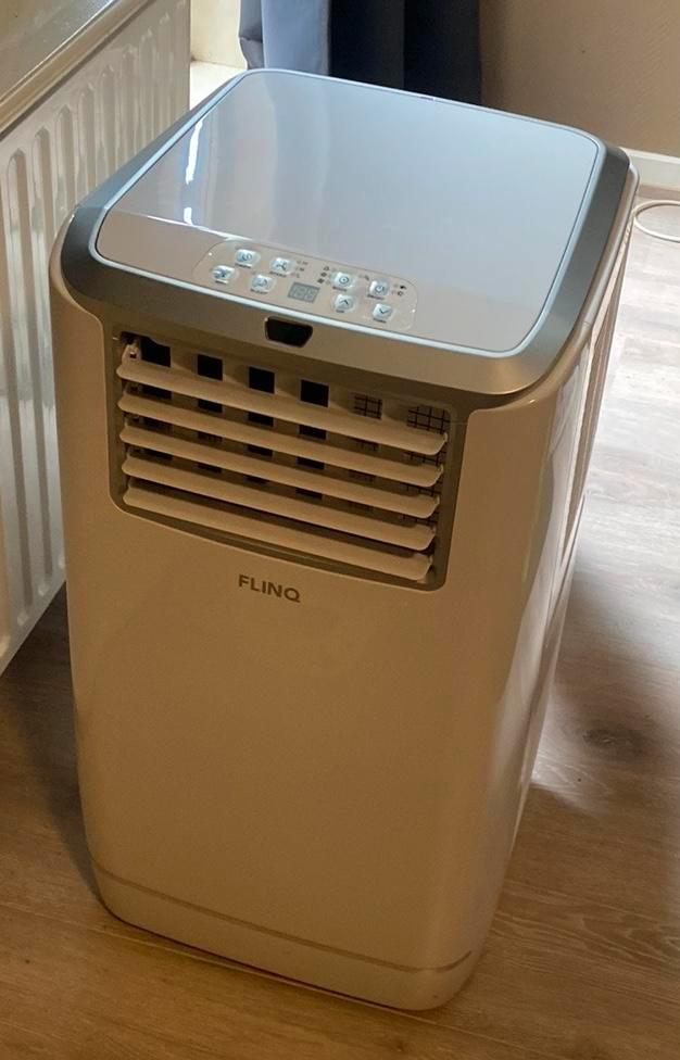 Flinq Mobiele Airco 13000 BTU, Witgoed en Apparatuur, Airco's, Gebruikt, Mobiele airco, Minder dan 60 m³, 3 snelheden of meer