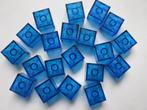 nr. 8026, 20 Transparante blauwe stenen 2x2, Ophalen of Verzenden, Zo goed als nieuw, Losse stenen, Lego