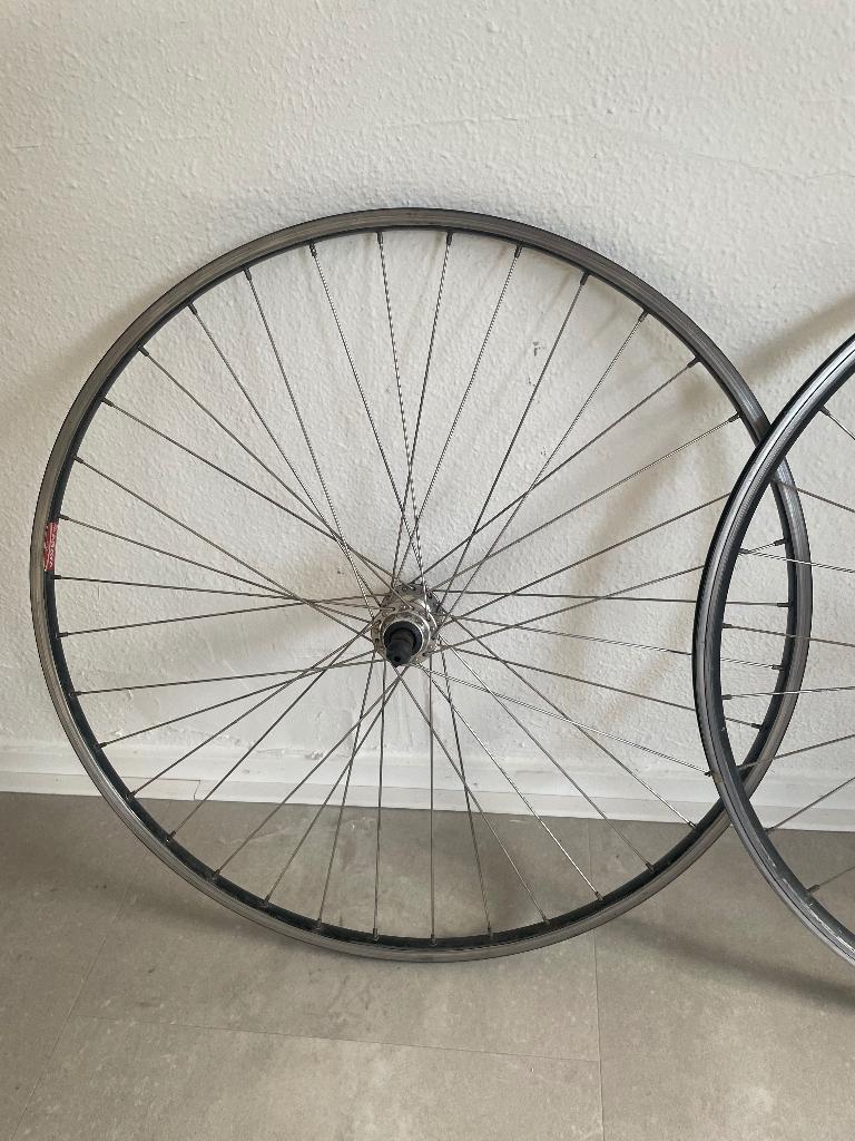 Wielset vintage: Shimano 600 Tricolore / Araya, Ophalen of Verzenden, Gebruikt, Wiel, Shimano