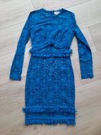 Cocktailjurk Love Triangle blauw XS maat 8, Blauw, Cocktailjurk, Ophalen of Verzenden, Zo goed als nieuw