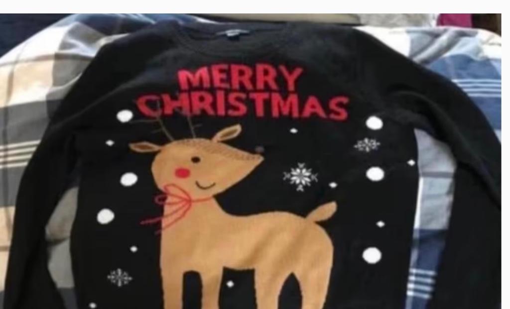 Kerst trui kerst met rendier in maat M, Diversen, Kerst, Nieuw, Ophalen