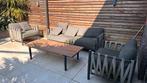 Comfortabele loungeset voor buiten, Ophalen, Gebruikt, 3 zitplaatsen, Aluminium