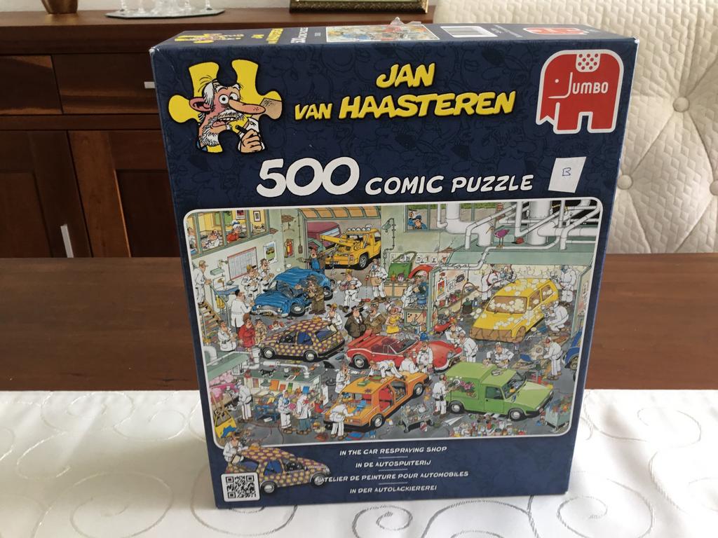 Te koop Jan van Haasteren puzzel 500 stukjes, Ophalen, 500 t/m 1500 stukjes, Zo goed als nieuw