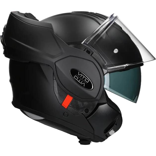 Vito helm reverse matzwart maat S, Fietsen en Brommers, Brommerhelmen, Ophalen of Verzenden, Nieuw, Small