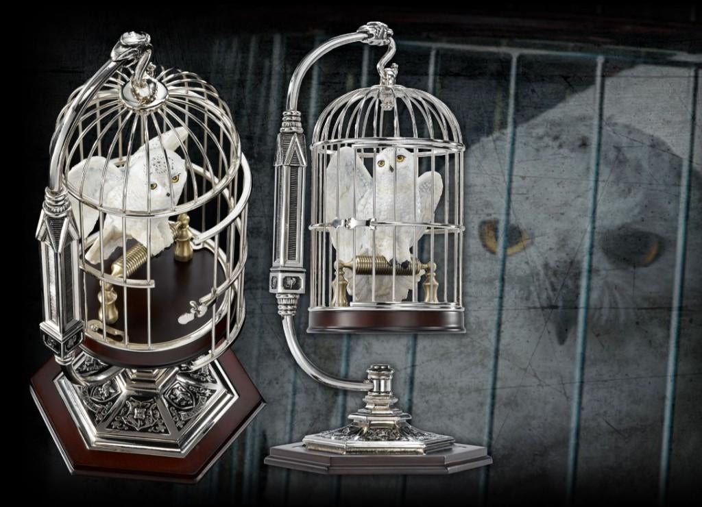 Harry Potter "Hedwig & Kooi" miniatuur, Ophalen of Verzenden, Nieuw, Replica