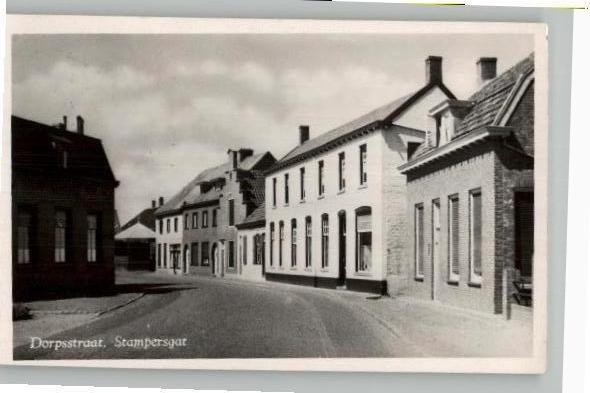 Stampersgat Dorpsstraat  uitg Jac Rombouts, Verzenden, 1940 tot 1960, Gelopen, Noord-Brabant