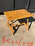 Bijzettafel met barley twist poten, Ophalen